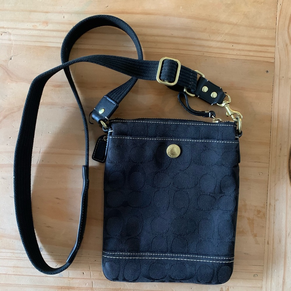 Coach cross body purse